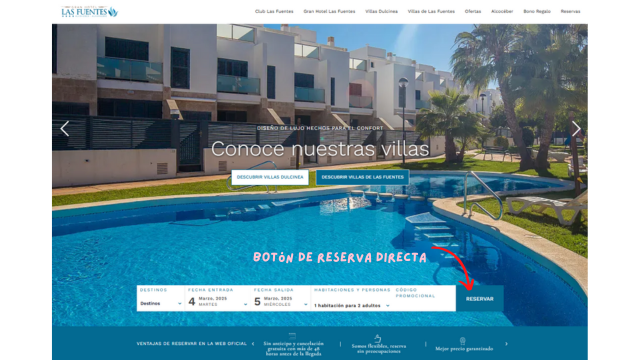 CTA- Botones de reserva directa
