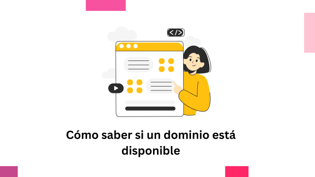 Cómo saber si un dominio está disponible