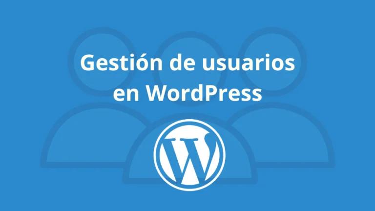 Gestión de usuarios en WordPress