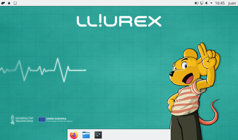 LliureX descubriendo entorno Escritorio