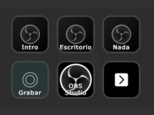 Ejemplo de panel en Stream Deck