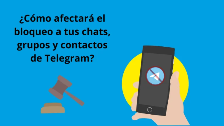 ¿Qué pasará con tus chats, grupos y contactos de Telegram cuando se ejecute el bloqueo?