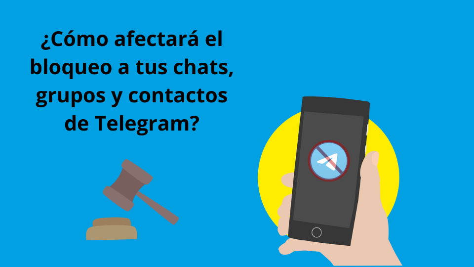 ¿Qué pasará con tus chats, grupos y contactos de Telegram cuando se ejecute el bloqueo?