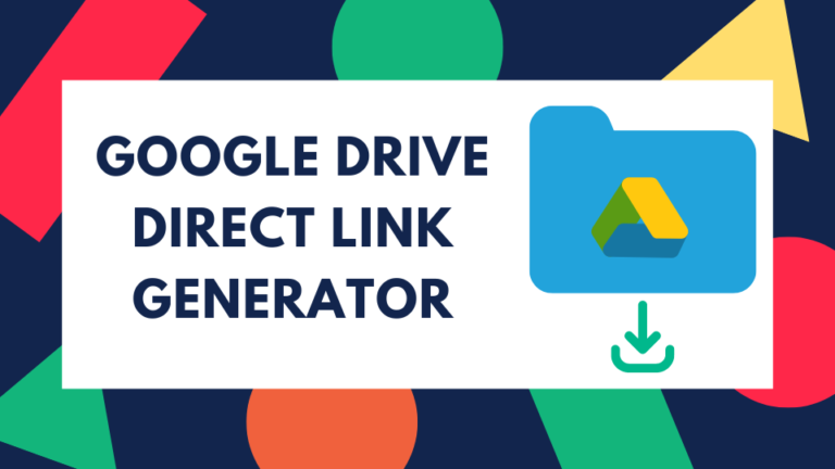 Google Drive direct link generator