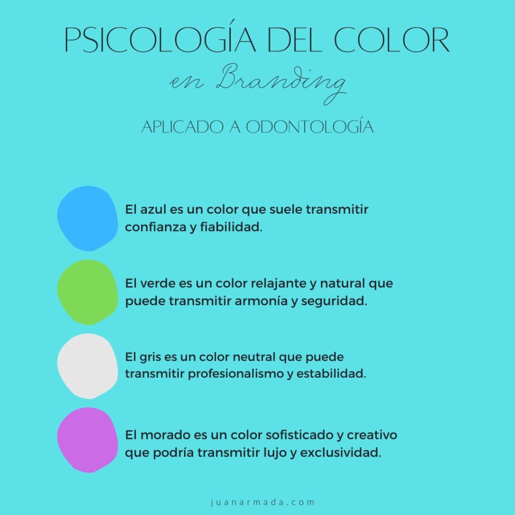 psicologia del color odontología