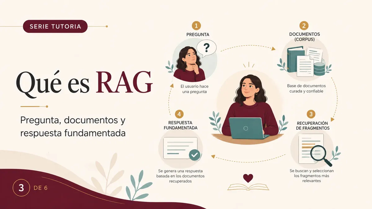 Asistente educativo que recupera fuentes para ofrecer respuestas contextualizadas.