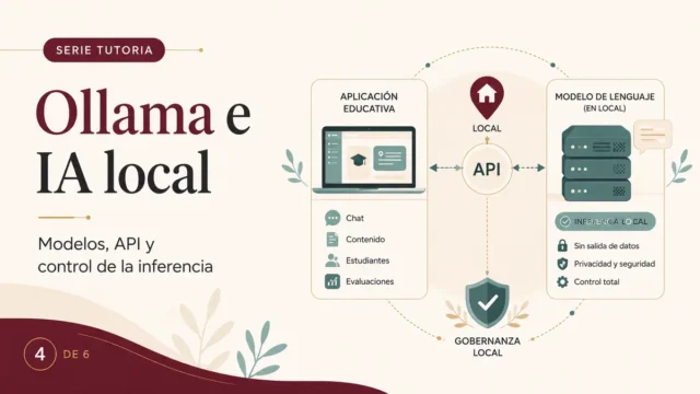 Infraestructura local para ejecutar modelos de inteligencia artificial educativa.